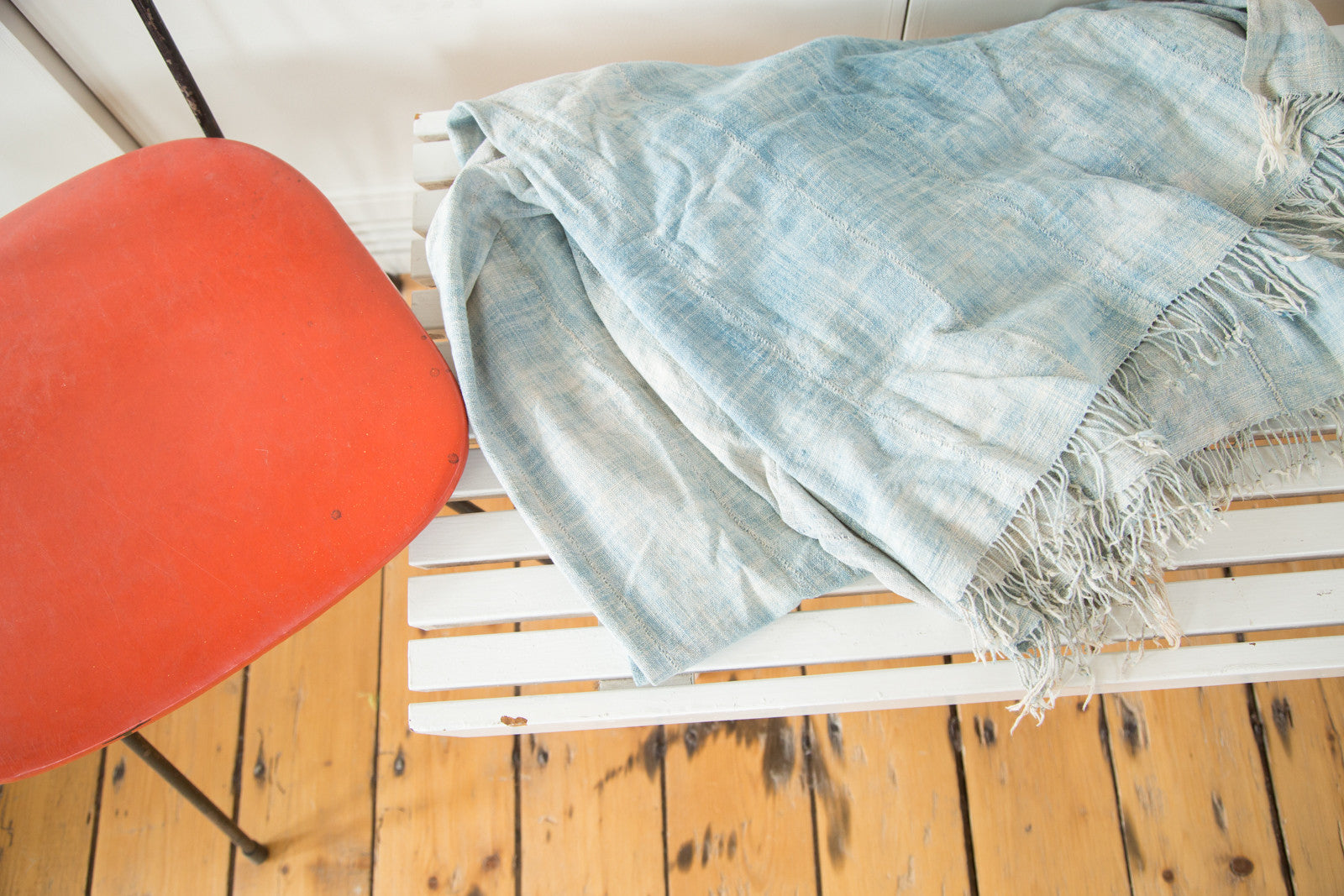 4x6.5 Vintage African Textile Throw // ONH Item 2385 Image 1