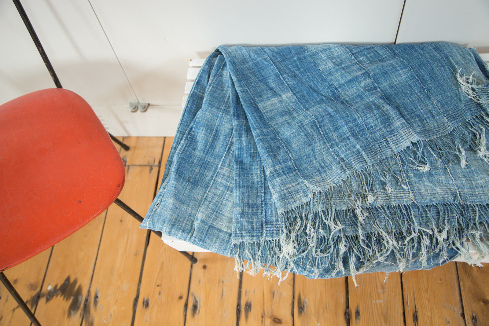 3.5x7 Vintage African Textile Throw // ONH Item 2387 Image 1