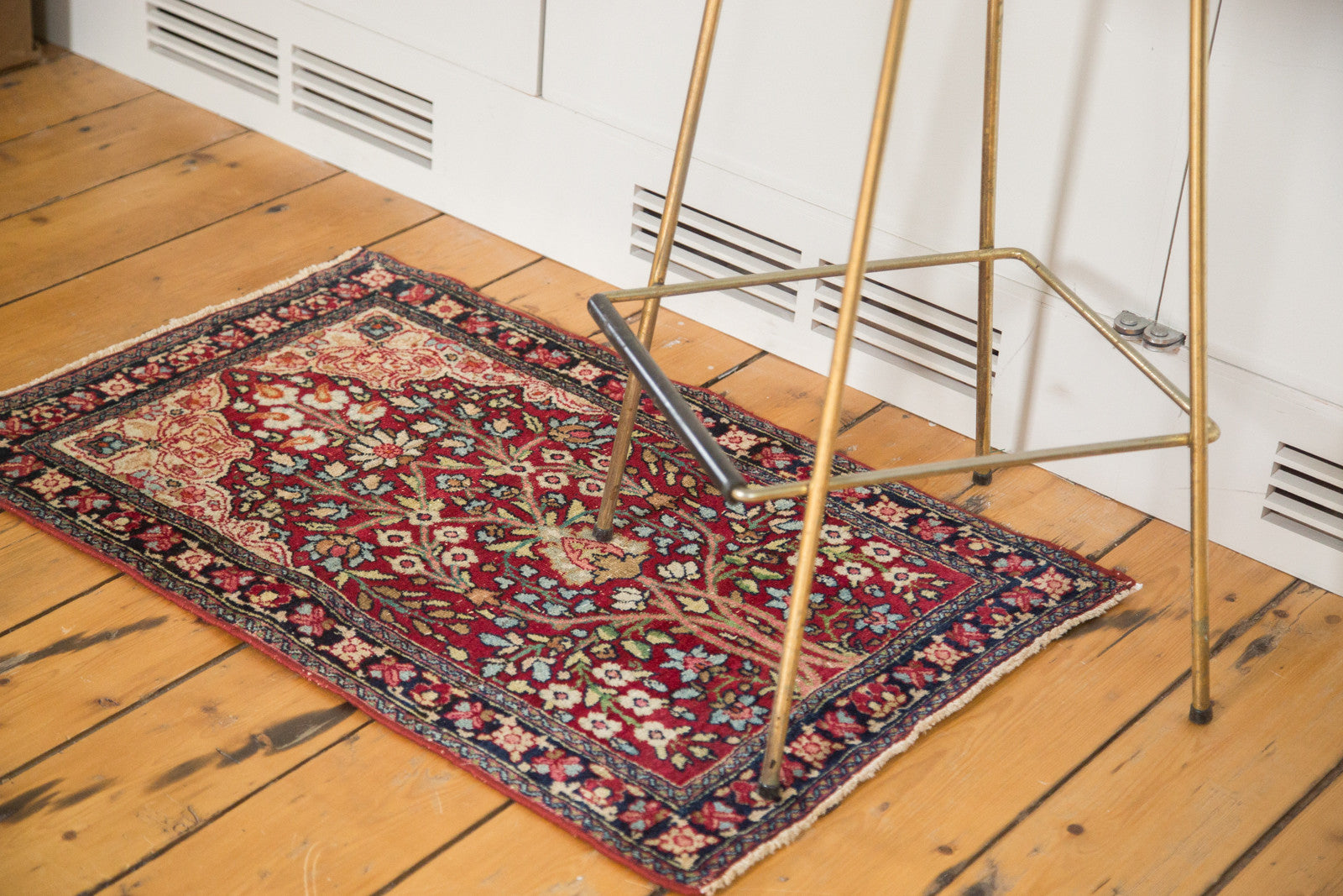 2x3 Antique Kerman Rug Mat // ONH Item 2390 Image 1