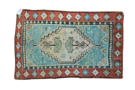 2x3 Antique Oushak Rug Mat // ONH Item 2393