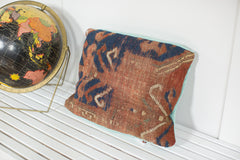 Antique Kazak Rug Fragment Pillow // ONH Item 2395 Image 2