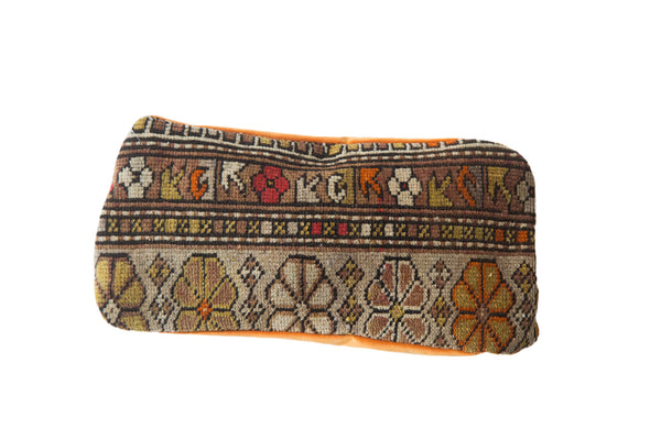 Vintage Floral Caucasian Rug Fragment Pillow // ONH Item 2403A