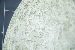 Antique Moon Chart Pull Down Revival Print // ONH Item nh00324l Image 2