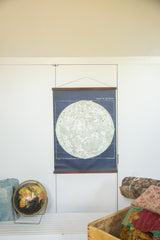 Antique Moon Chart Pull Down Revival Print // ONH Item nh00324l Image 5