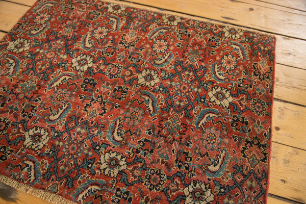 2.5x3 Antique Bijar Fragment Rug Mat // ONH Item 2422 Image 2