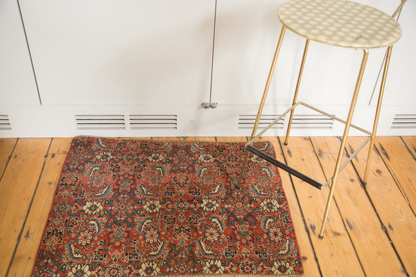 2.5x3 Antique Bijar Fragment Rug Mat // ONH Item 2422 Image 3