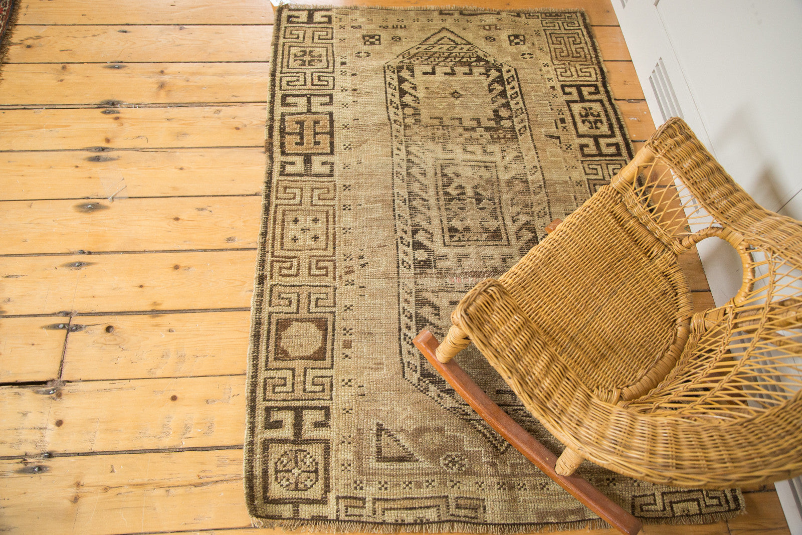 3x4.5 Distressed Vintage Caucasian Rug // ONH Item 2426 Image 1