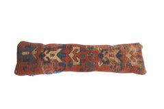Antique Caucasian Kazak Rug Fragment Pillow // ONH Item 2428 Image 2