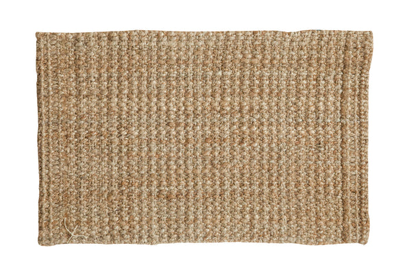 2x3 Hand Braided Beige Entrance Mat // ONH Item 2434