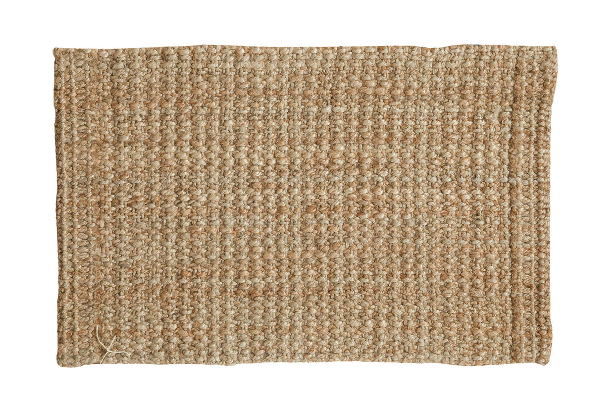 2x3 Hand Braided Beige Entrance Mat // ONH Item 2434