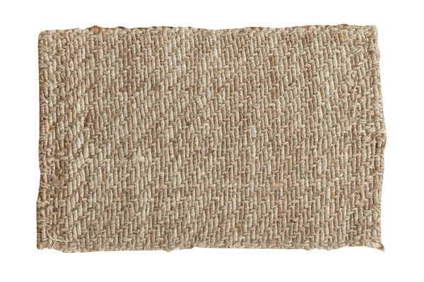 2x3 Hand Braided Grey Entrance Mat // ONH Item 2439