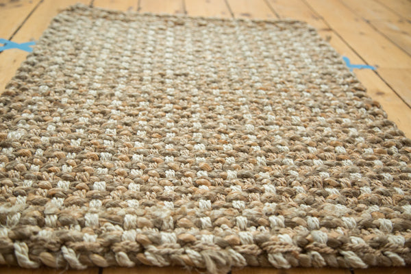 2x3 Hand Braided Beige Entrance Mat // ONH Item 2442 Image 1