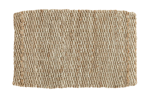 2x3 Hand Braided Grey Entrance Mat // ONH Item 2445
