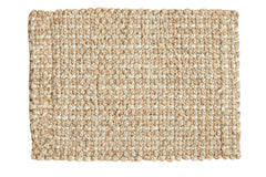 2x3 Hand Braided Beige Entrance Mat // ONH Item 2446