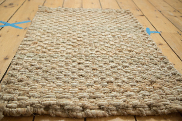 2x3 Hand Braided Ivory Entrance Mat // ONH Item 2447 Image 1