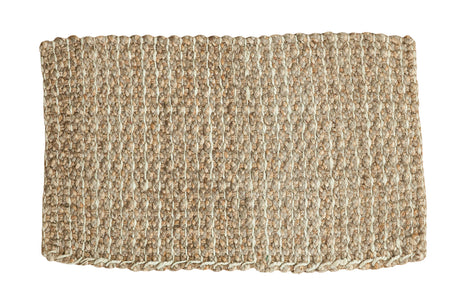 2x3 Hand Braided Beige Entrance Mat // ONH Item 2451