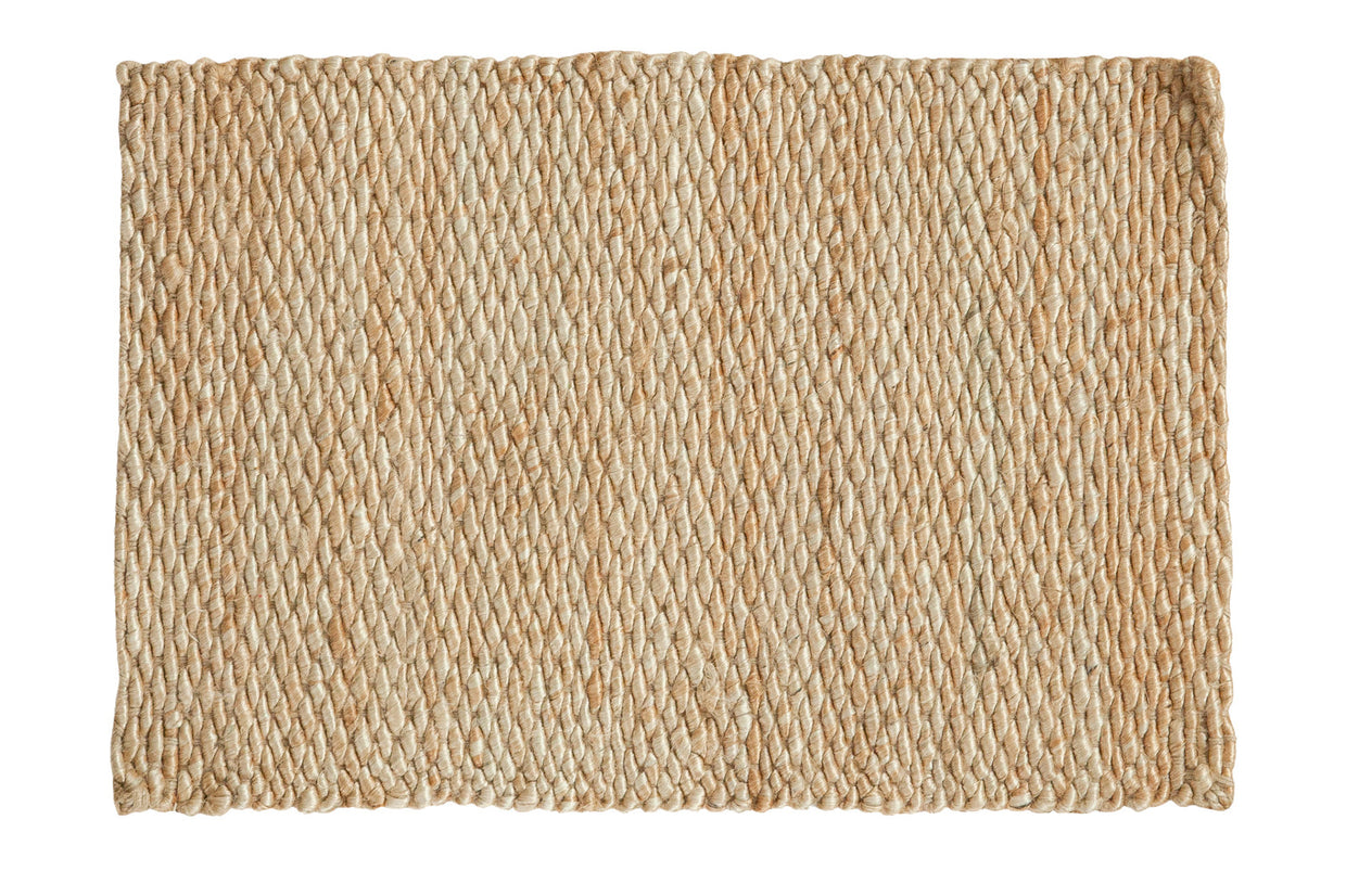 2x3.5 Hand Braided Gold Entrance Mat // ONH Item 2453