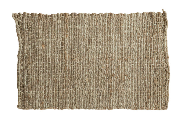 2x3.5 Hand Braided Grey Entrance Mat // ONH Item 2457