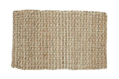 2x3 Hand Braided Beige Entrance Mat // ONH Item 2460