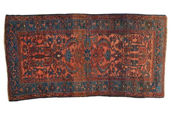 3x6.5 Vintage Persian Hamadan Rug Runner // ONH Item 2467