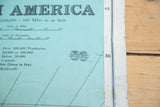 Johnston & Nystrom 'Better Maps' logo and scale key on the vintage light blue map paper.
