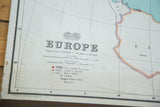 Vintage Nystrom Europe map: 