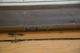 Worn wooden dowel of the vintage pull-down map, with 'UNRIVALED SERIES EUROPE' label.