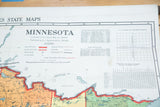 Upper right detail of Nystrom Minnesota map displaying 