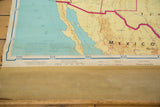 Vintage Denoyer Geppert map lower left showing editor and 