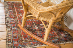 2.5x4 Vintage Persian Karaja Rug // ONH Item 2486 Image 3