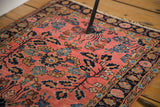 2x3 Antique Mohajeran Sarouk Rug Mat // ONH Item 2487 Image 2