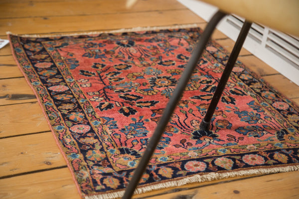 2x3 Antique Mohajeran Sarouk Rug Mat // ONH Item 2487 Image 3