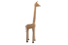 Large Vintage Wicker Giraffe Planter / Item 2494