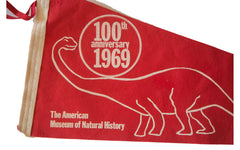 1969 Dinosaur New York, NY Vintage Felt Flag // ONH Item 2503 Image 1