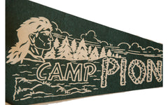 Camp Pioneer Vintage Felt Flag // ONH Item 2509 Image 1