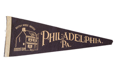 Philadelphia Vintage Felt Flag // ONH Item 2510