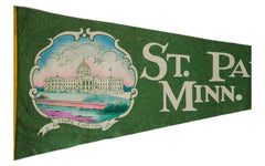 Saint Paul Minn. Vintage Felt Flag // ONH Item 2536 Image 1