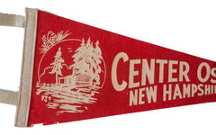 Center Ossipee New Hampshire Vintage Felt Flag // ONH Item 2546 Image 1