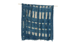 Vintage Indigo Blue Batik Wall Hanging // ONH Item 2562B
