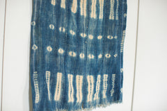 Vintage Indigo Blue Batik Wall Hanging // ONH Item 2562C Image 1
