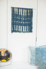 Vintage Indigo Blue Batik Wall Hanging // ONH Item 2562C Image 2