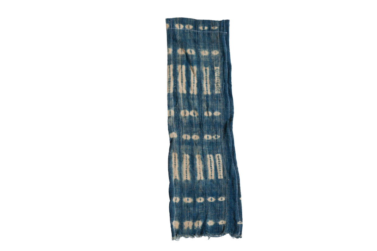 Vintage Indigo Blue Batik Wall Hanging // ONH Item 2562D