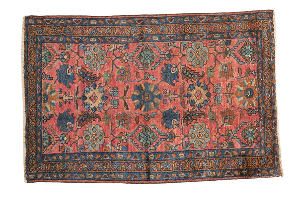 2.5x4 Vintage Painted Lilihan Sarouk Rug // ONH Item 2567