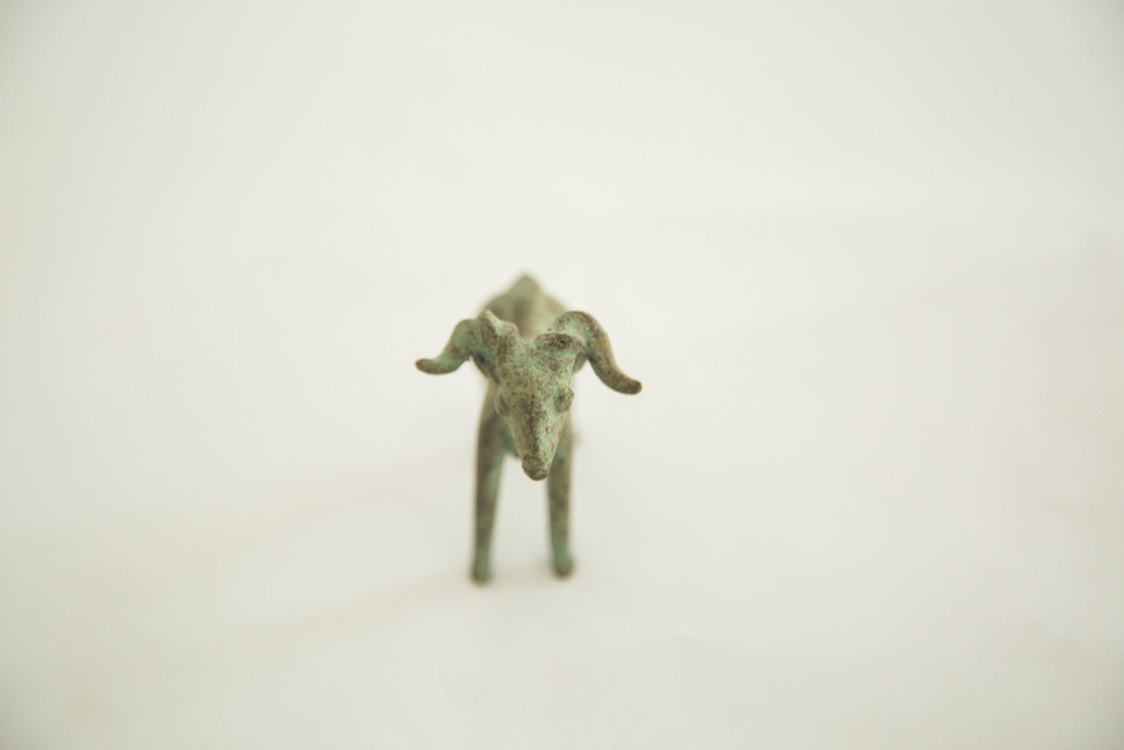 Vintage African Bronze Ram Casting // ONH Item 2571 Image 1