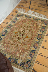 2.5x4 Vintage Silk Hereke Rug Mat // ONH Item 2576 Image 6