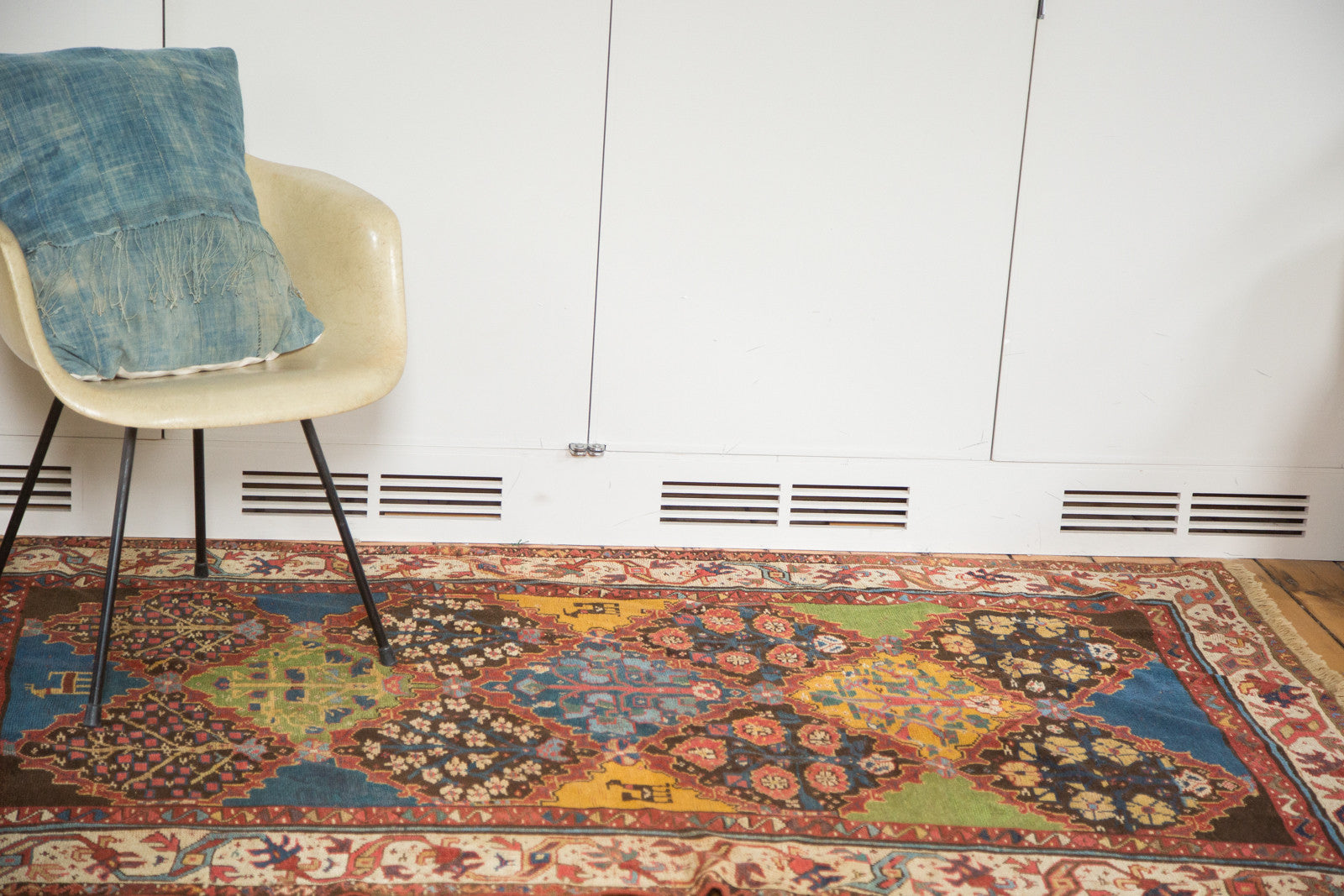 4.5x7 Vintage Colorful Turkish Melas Rug // ONH Item 2577 Image 1