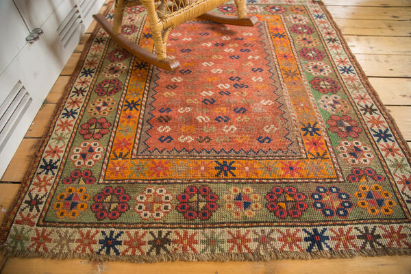 3x4 Antique Unique Caucasian Square Rug // ONH Item 2578 Image 3