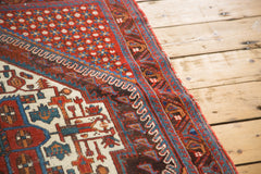  Vintage Distressed Afshar Square Rug / Item 2579 image 7