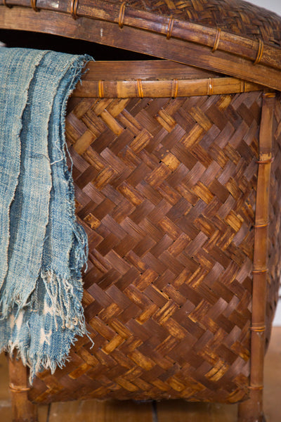 Vintage Rattan Basket // ONH Item 2586 Image 3