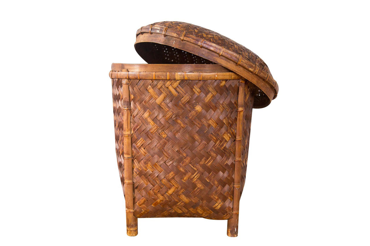 Vintage Rattan Basket // ONH Item 2586